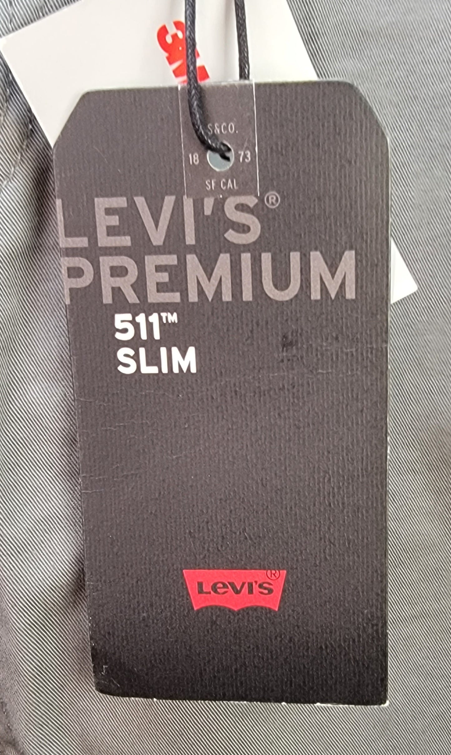 Levi's Men's Premium 511™ Size W32 L30 Color: Medium Gray Retail $74.50 New with Tags