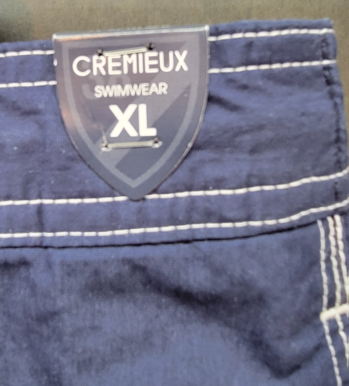 Cremieux Swimwear Men's Size XL Dark Navy White Sunglasses Retail $59