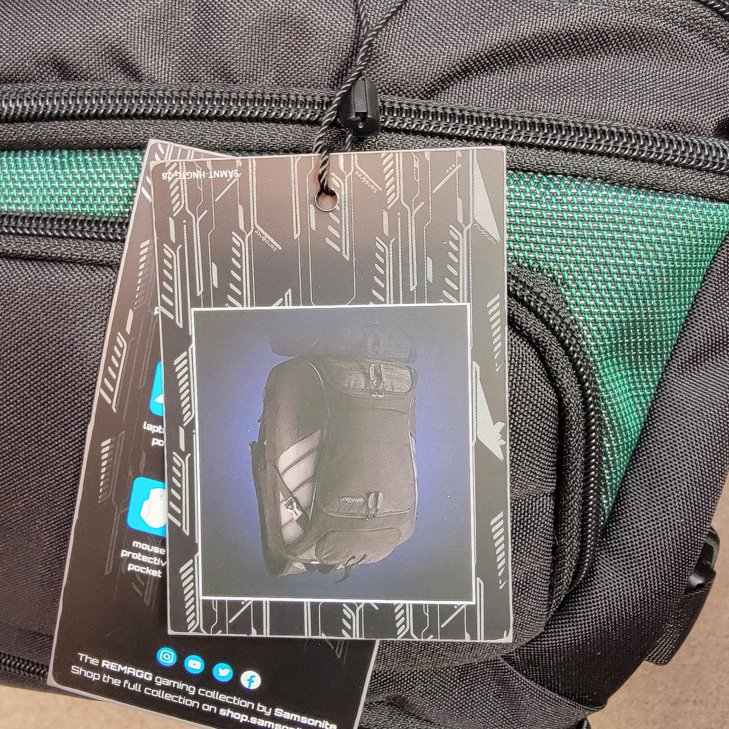 Samsonite RENMAGG HUSTLE Backpack Green - SOLD OUT ONLINE!