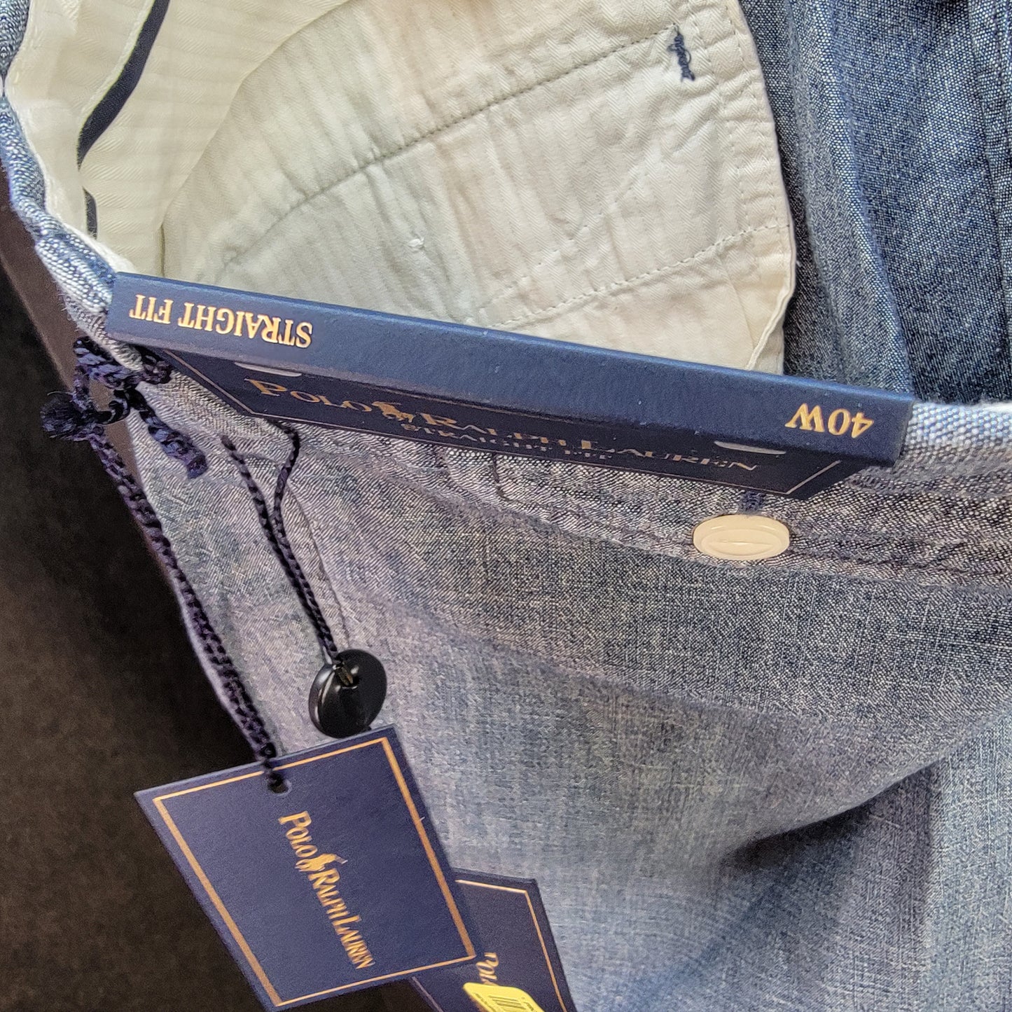 Polo Ralph Lauren Men's Straight Fit Shorts Size 40W Navy Retail $85 New with Tags