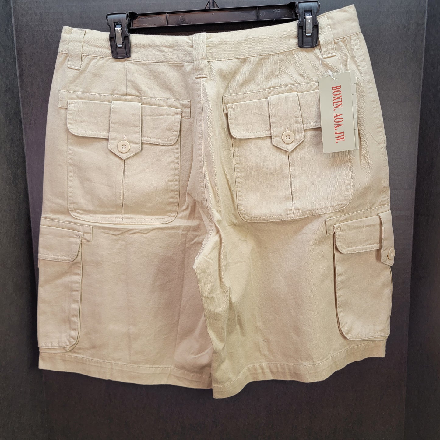 BOXIN. AOA .JW Men's Shorts Size 36 Color Stone
