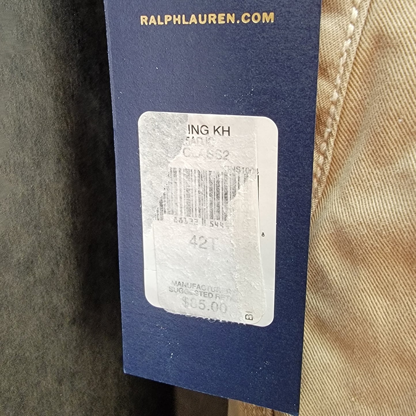 Polo Ralph Lauren Men's Classic Fit Shorts Size 42T Tan Retail $85 New with Tags