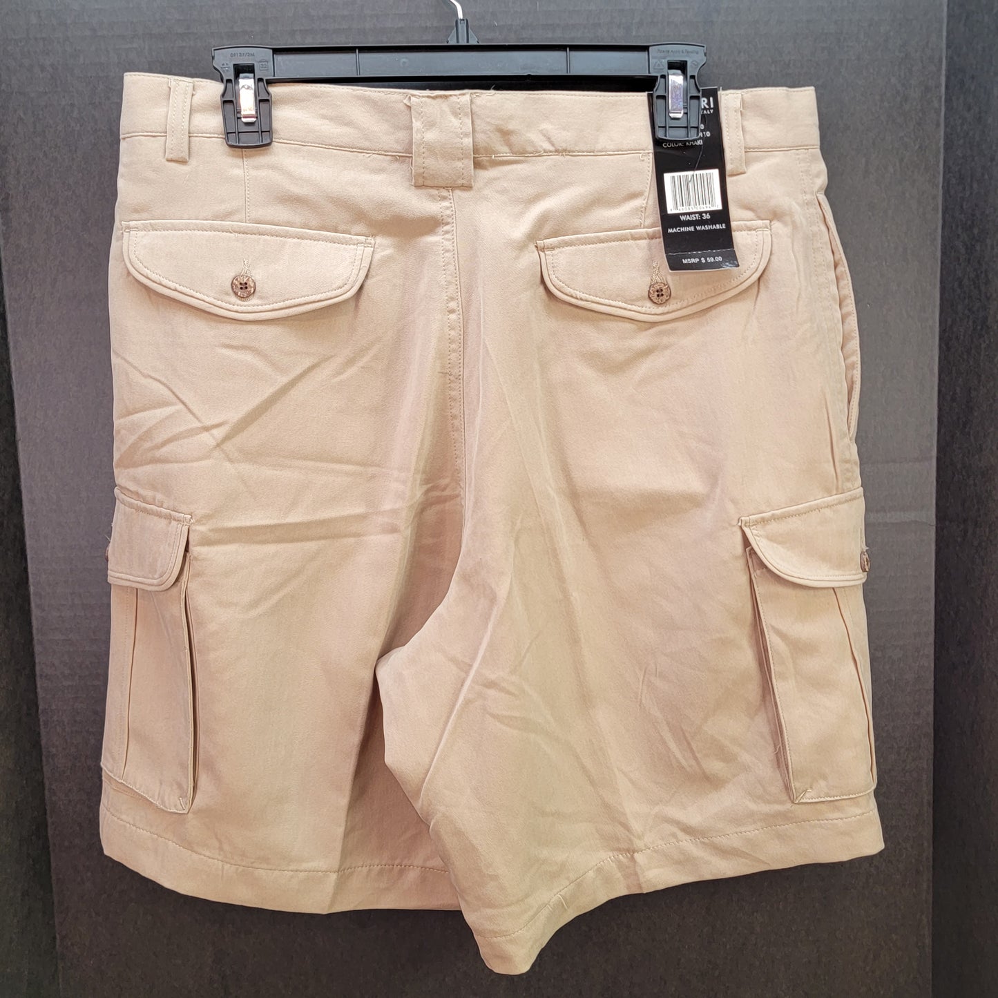 Bogari Men's Shorts Color: Khaki Size 36 Retail $59