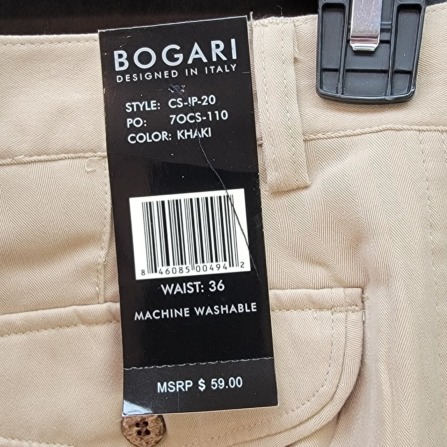 Bogari Men's Shorts Color: Khaki Size 36 Retail $59