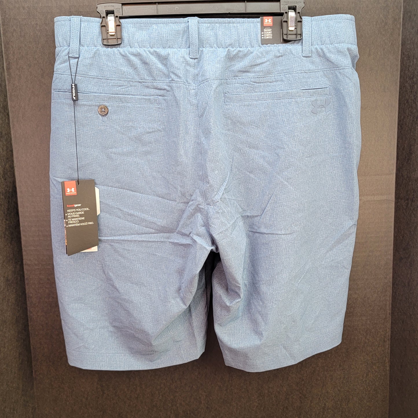 Under Armour Men's Size 36 Head Gear Blue Shorts Retail $70.00