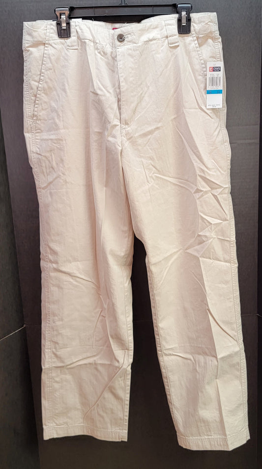 Chaps Men's Cargo Pants Color Khaki Size 36X30 Retail $60.00