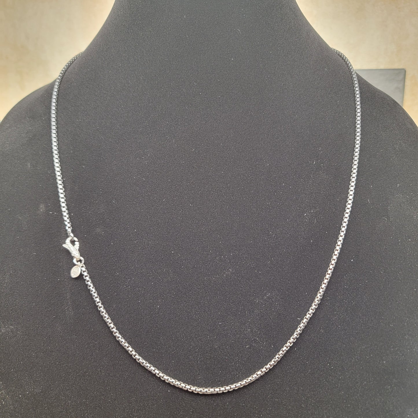 John Hardy Men's Classic Chain 26" 925 Sterling Silver Lobster Claw Necklace