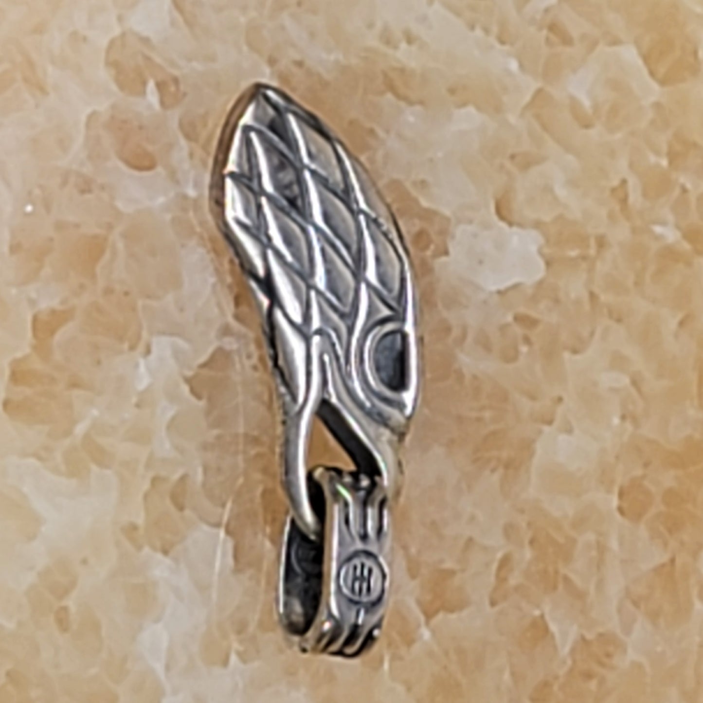 John Hardy Men's Eagle Head 925 Sterling Silver Necklace Pendant