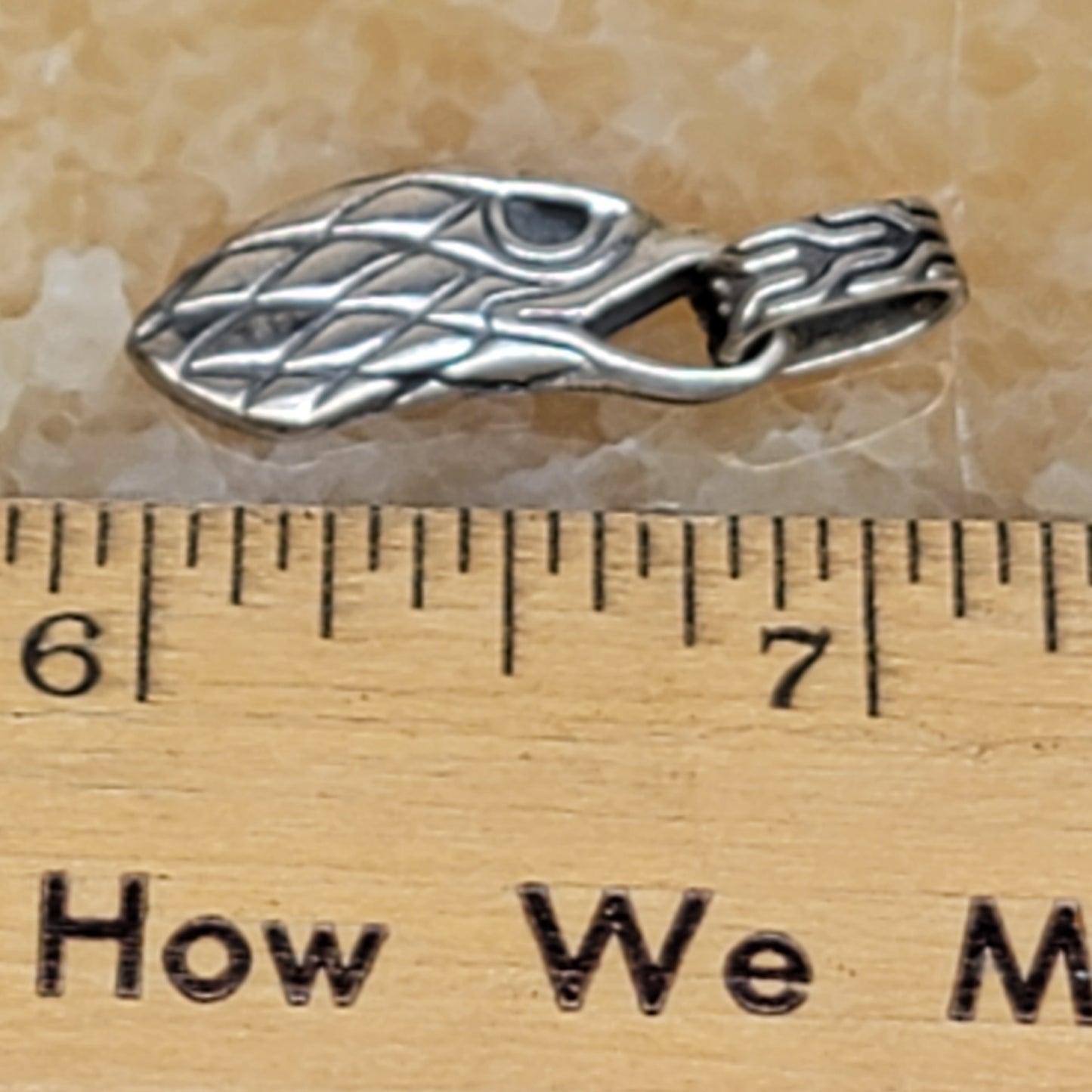 John Hardy Men's Eagle Head 925 Sterling Silver Necklace Pendant