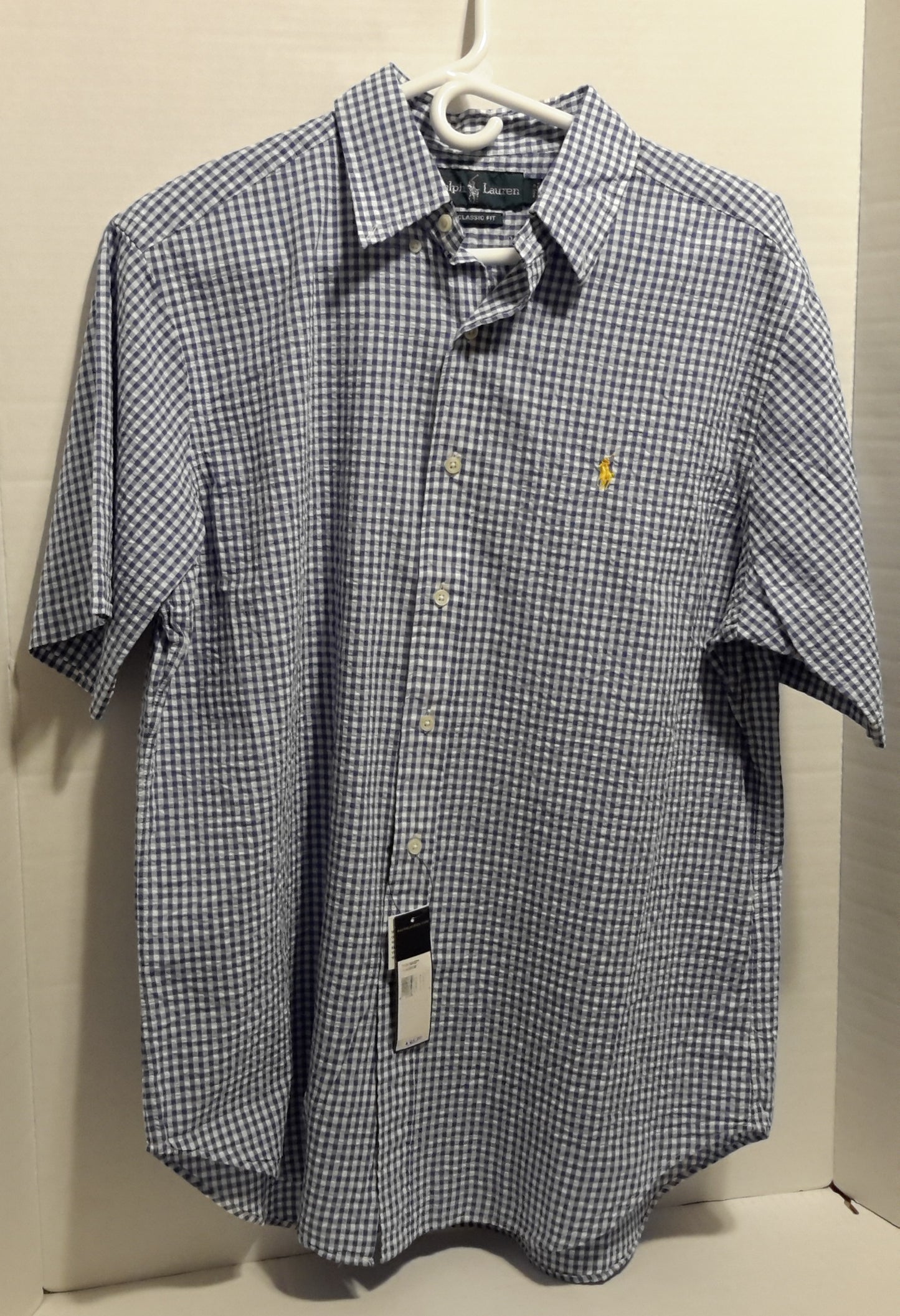 Ralph Lauren Polo Men's Size Large Short Sleeve Button Down Shirt