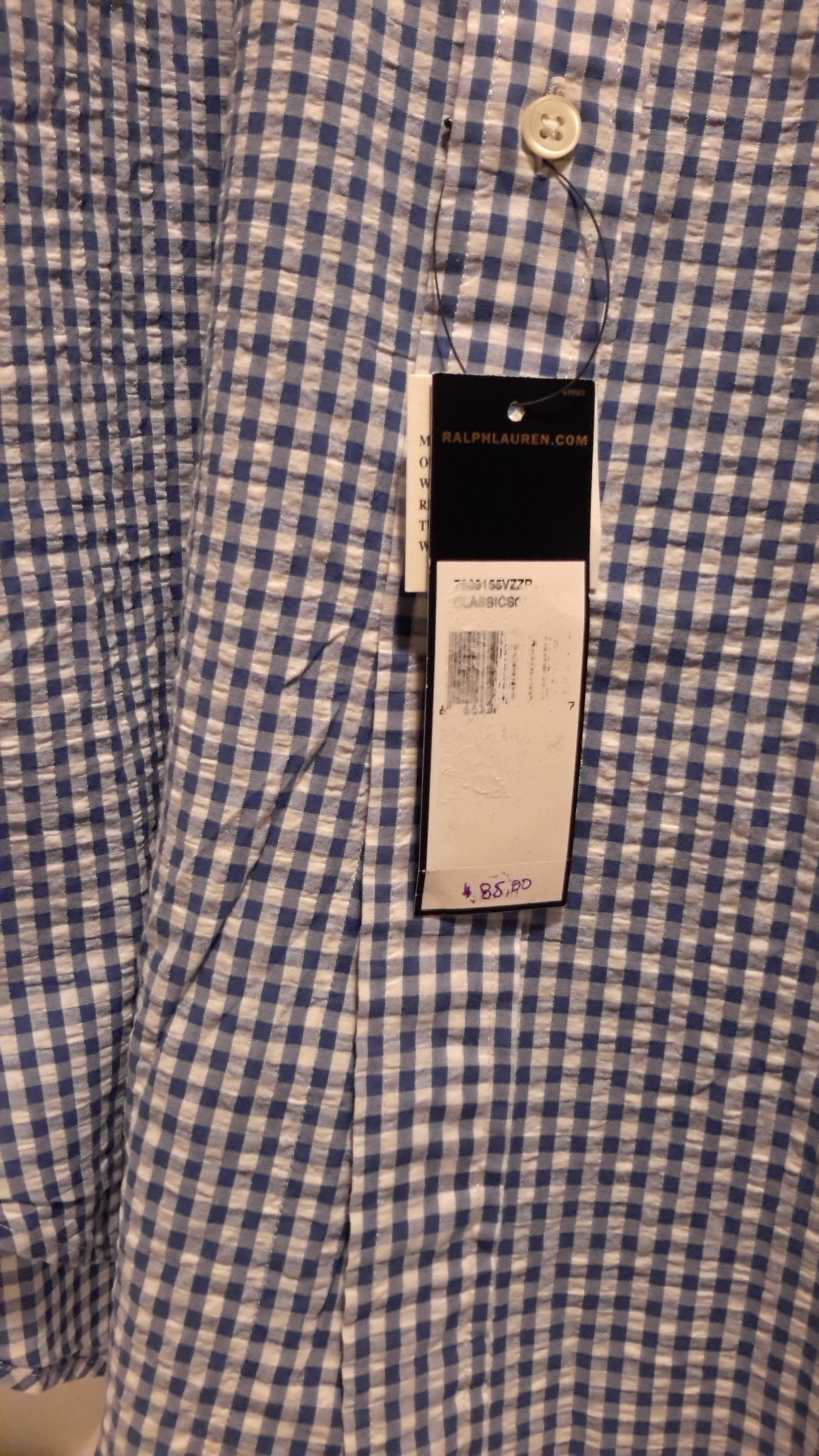 Ralph Lauren Polo Men's Size Large Short Sleeve Button Down Shirt