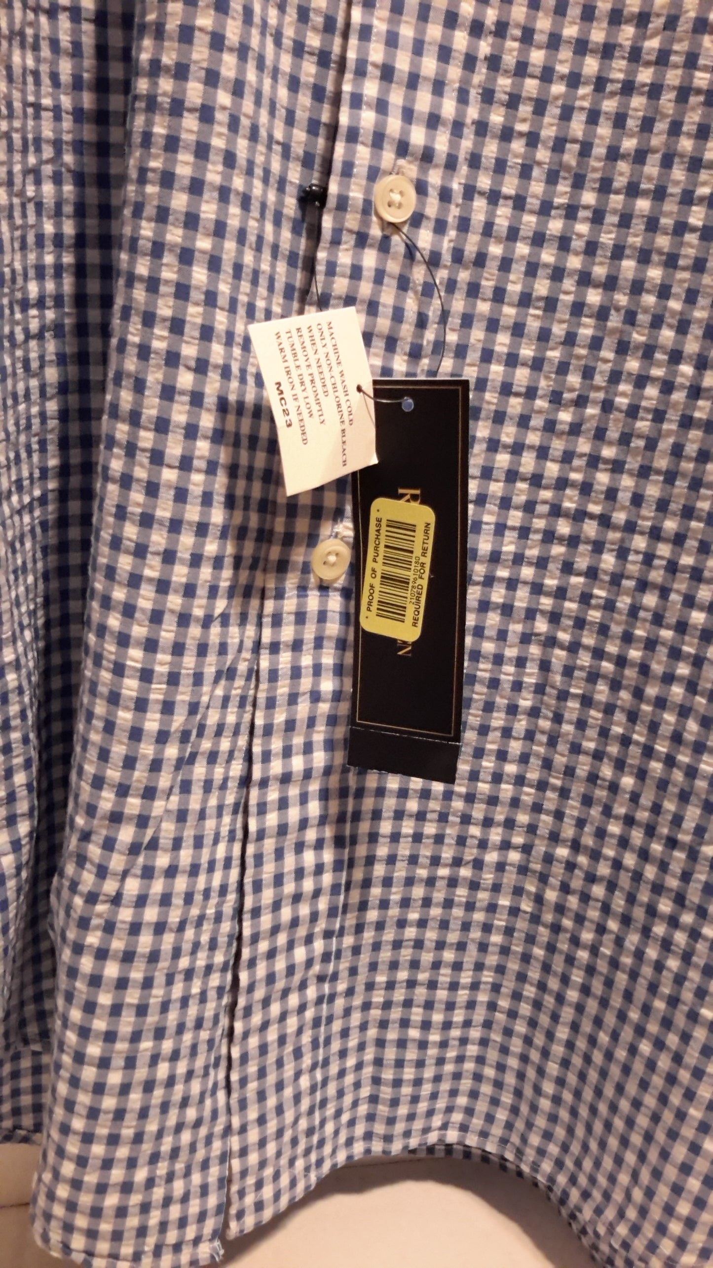 Ralph Lauren Polo Men's Size Large Short Sleeve Button Down Shirt