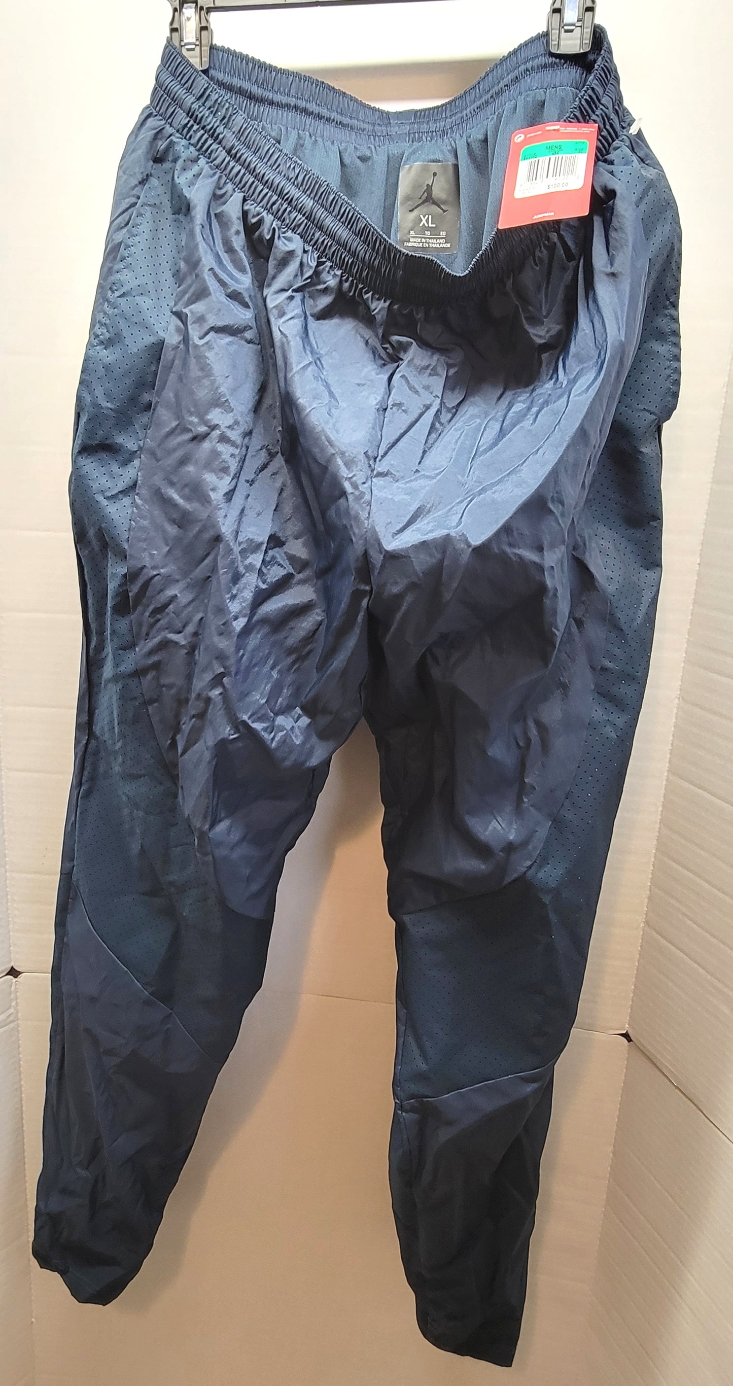 Nike Men's Active Wear Pants Size XL Navy Blue Retail $100.00