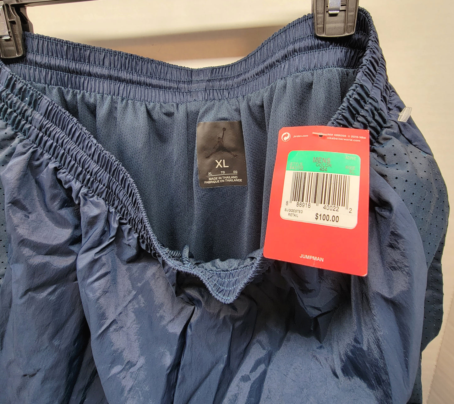 Nike Men's Active Wear Pants Size XL Navy Blue Retail $100.00