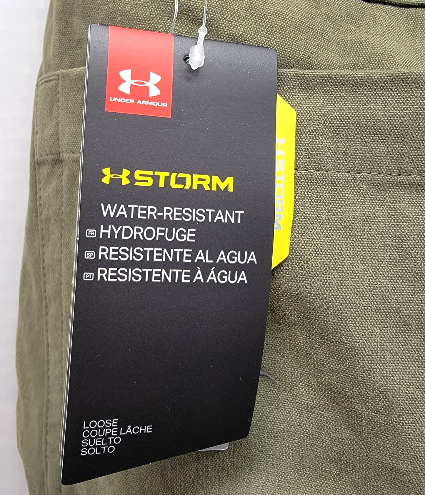 Under Armour Men's Size 38/32 Loose Fit Pants Green Retail $70.00