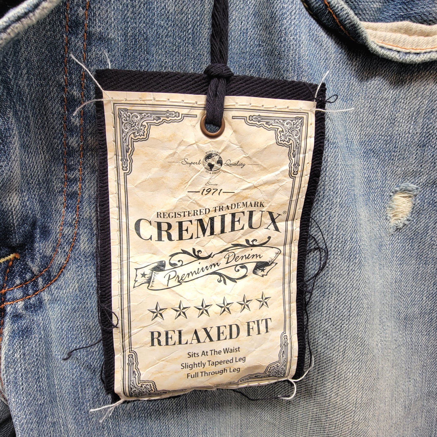 Daniel Cremieux Men's 34/34 Relaxed Fit Denim Jeans Retail $69.50