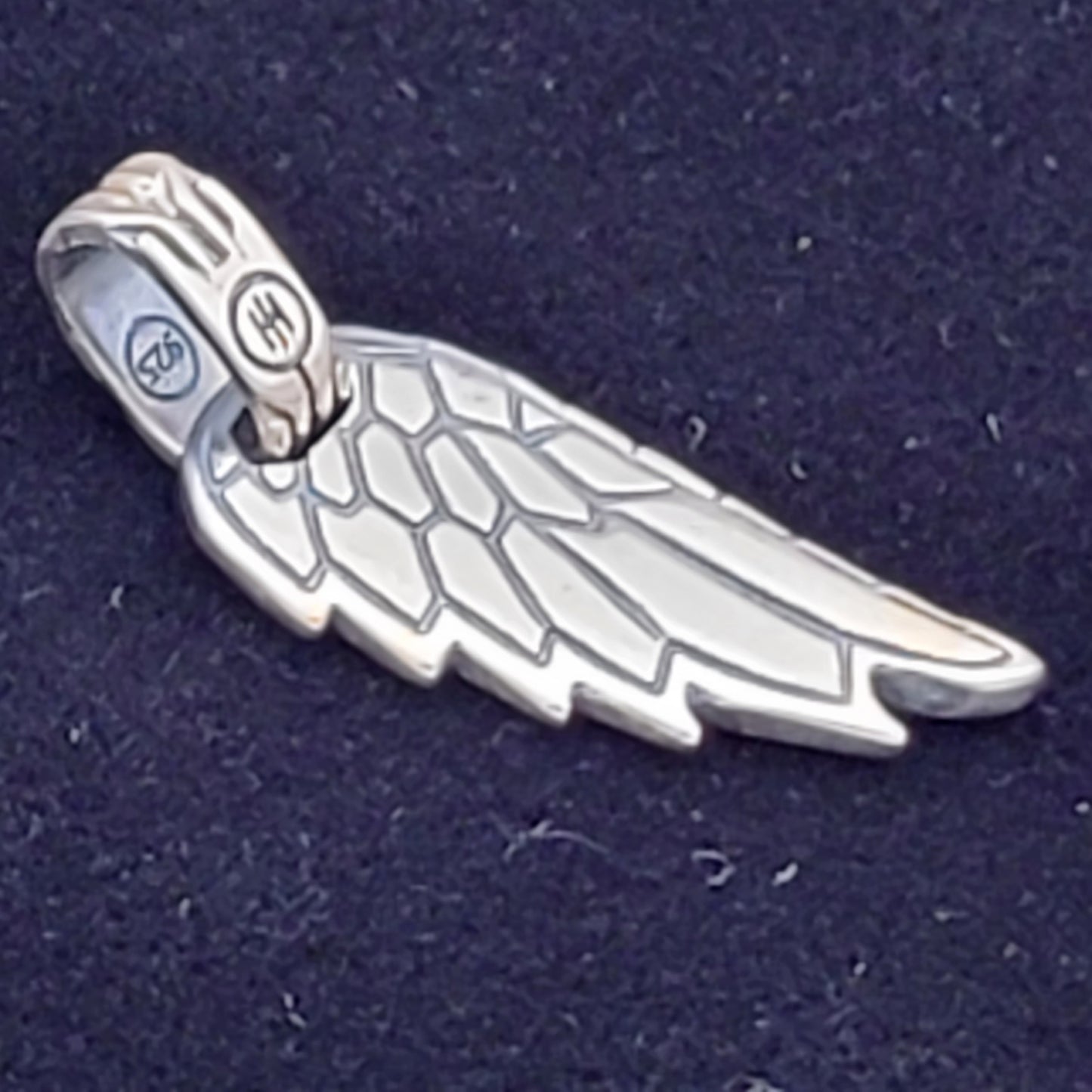 John Hardy Men's Eagle Wing 925 Sterling Silver Necklace Pendant