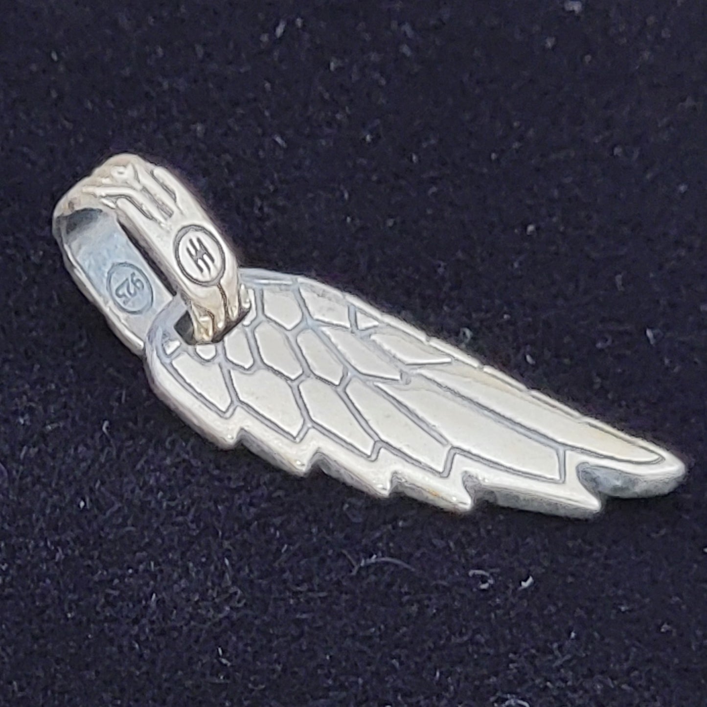 John Hardy Men's Eagle Wing 925 Sterling Silver Necklace Pendant