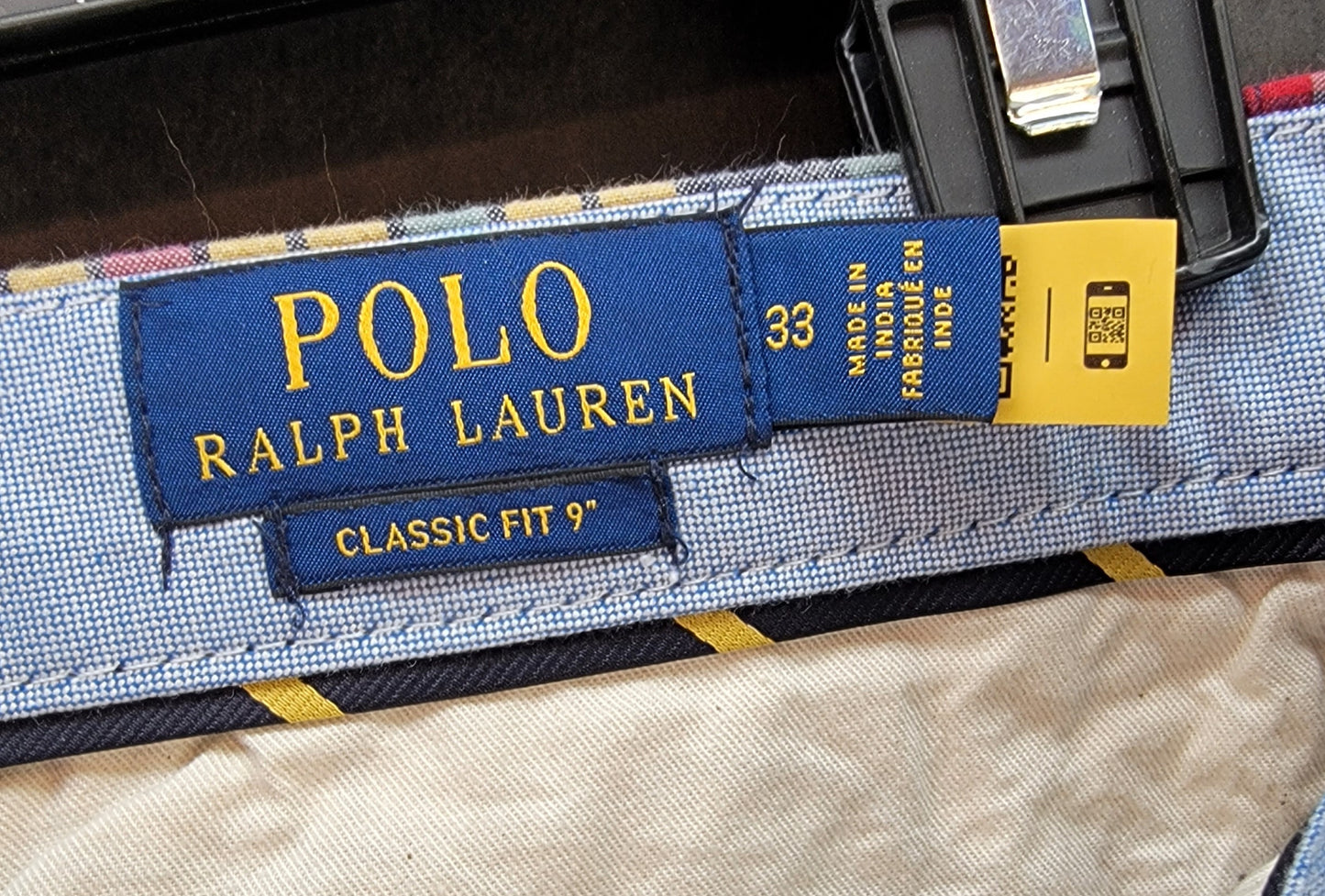 POLO Men's Ralph Lauren Classic Fit Bedford Shorts, Size 33, Classic Fit 9" Retail $98.50 New with Tags