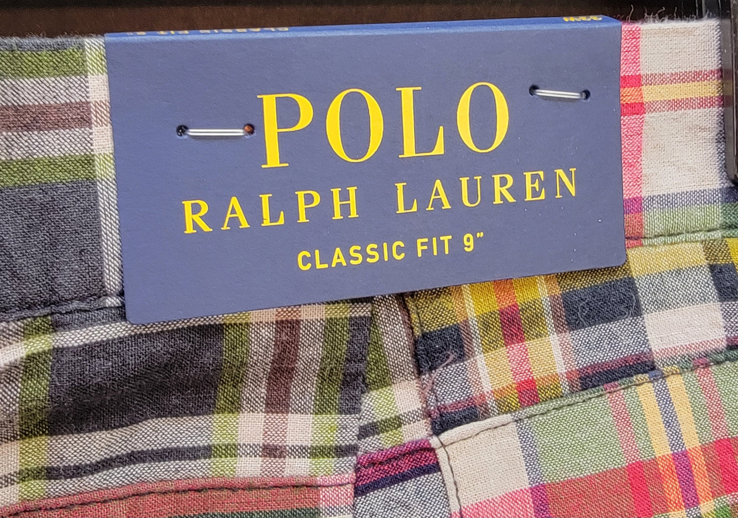POLO Men's Ralph Lauren Classic Fit Bedford Shorts, Size 33, Classic Fit 9" Retail $98.50 New with Tags
