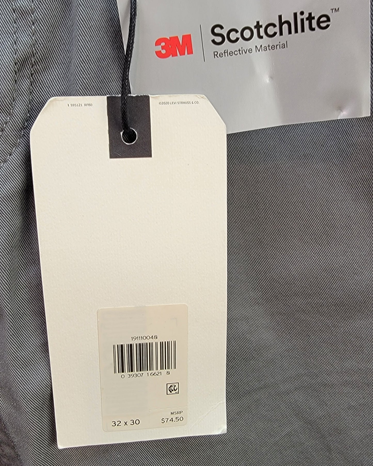 Levi's Men's Premium 511™ Size W32 L30 Color: Medium Gray Retail $74.50 New with Tags