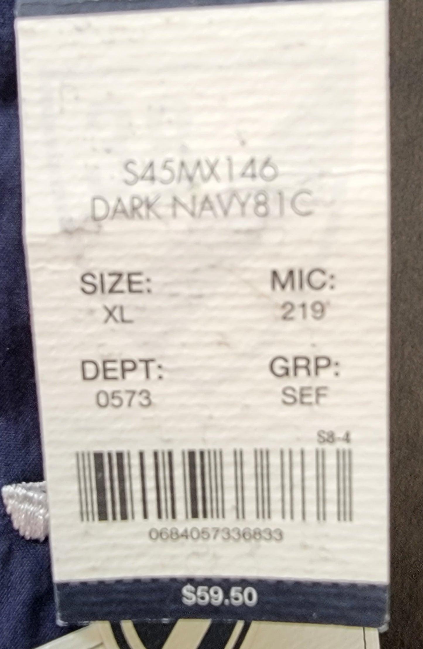 Cremieux Swimwear Men's Size XL Dark Navy White Sunglasses Retail $59