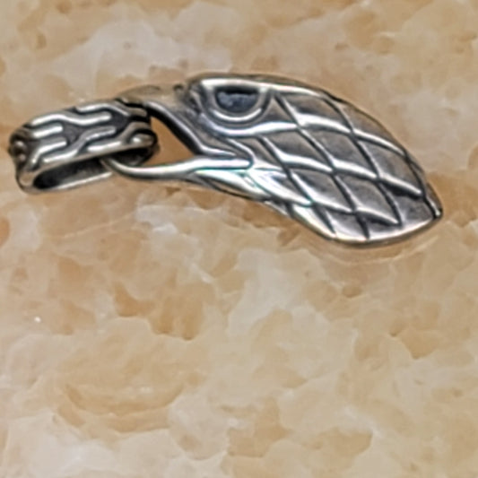 John Hardy Men's Eagle Head 925 Sterling Silver Necklace Pendant