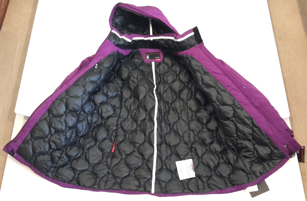 Women's XL Spyder Zephyr Down Jacket New with Tags Retail $350.00.
