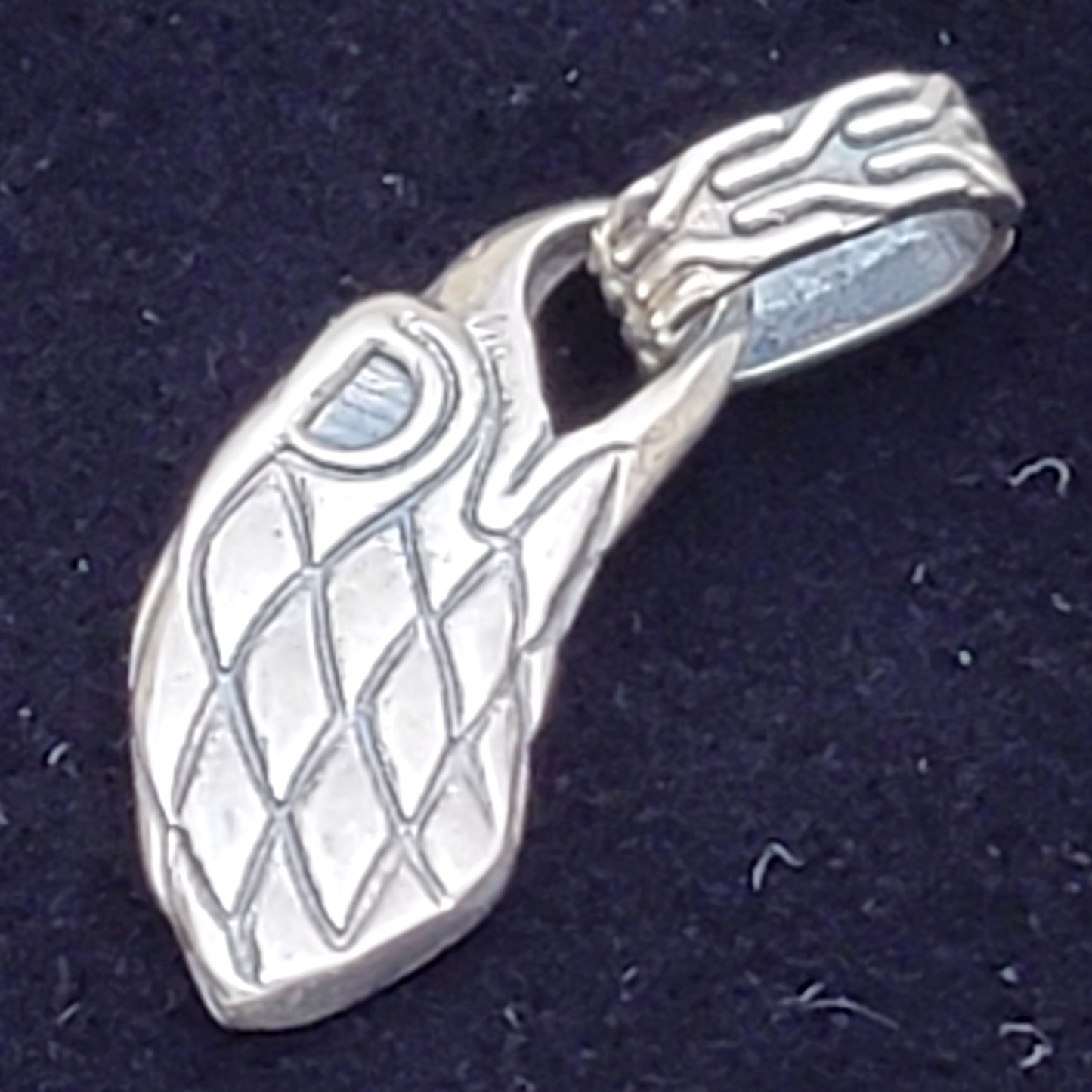 John Hardy Men's Eagle Head 925 Sterling Silver Necklace Pendant
